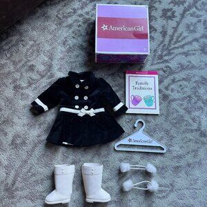 American Girl Velveteen Coat Outfit – “Family Traditions” Set